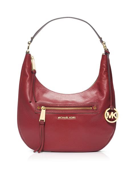 small red purse michael kors|Michael Kors red shoulder bag.